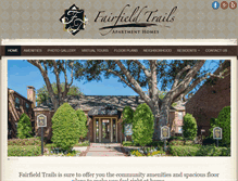 Tablet Screenshot of fairfieldtrails-apartments.com